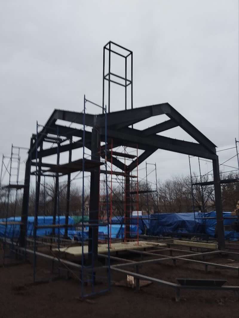 Cтроительство модульного храма