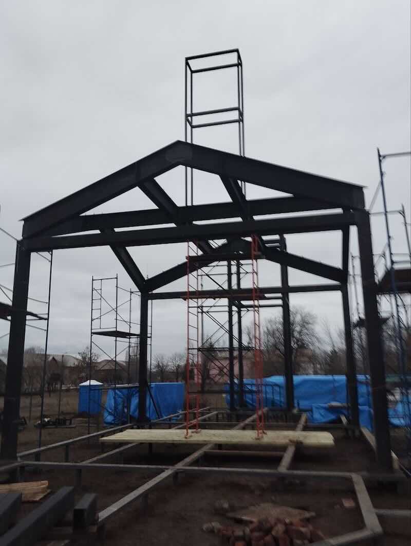 Cтроительство модульного храма